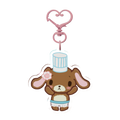 Sugar bunny chef acrylic keychain (brown) 🧑‍🍳