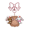 Sugar bunnies biscuit keychain 🍪