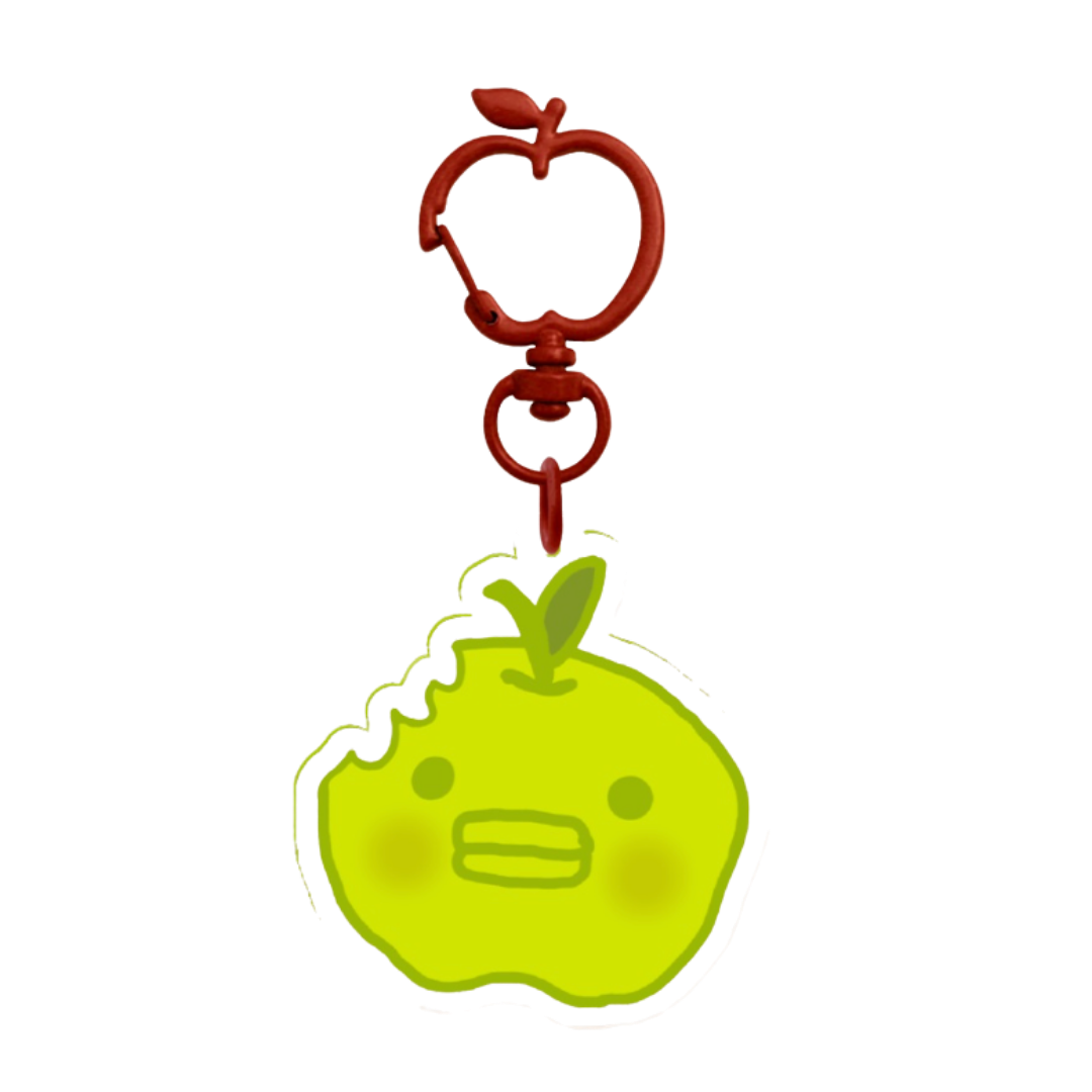 Kuchi apple acrylic keychain 🍏