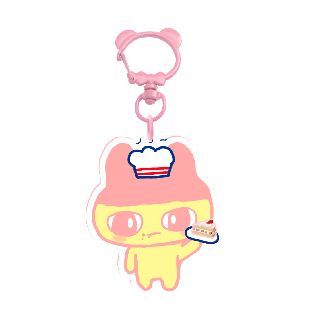 Mametchi chef acrylic keychain 🍰