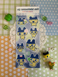 Mame sticker sheet (blue) 🫐