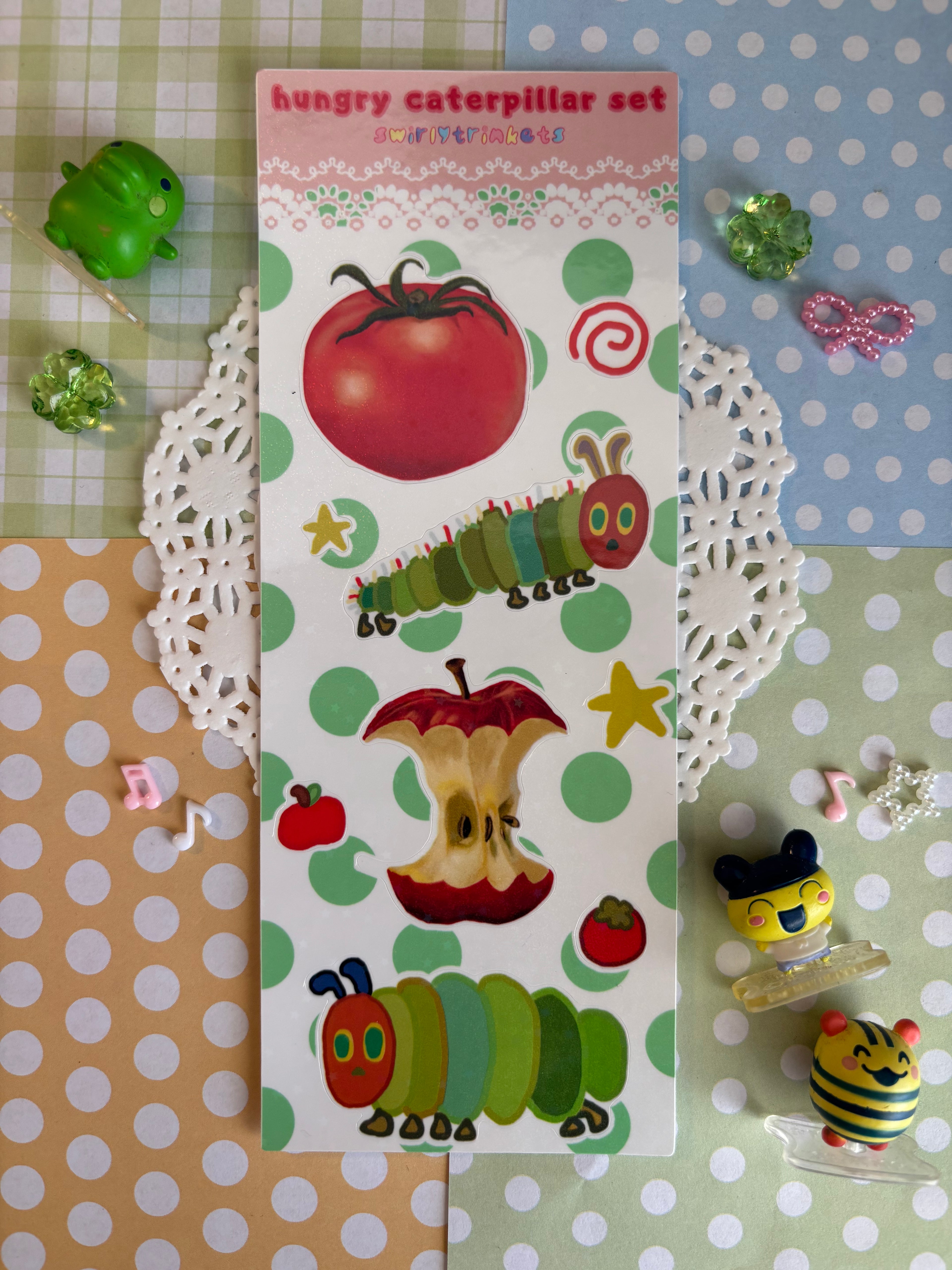 hungry caterpillar sticker sheet 🐛