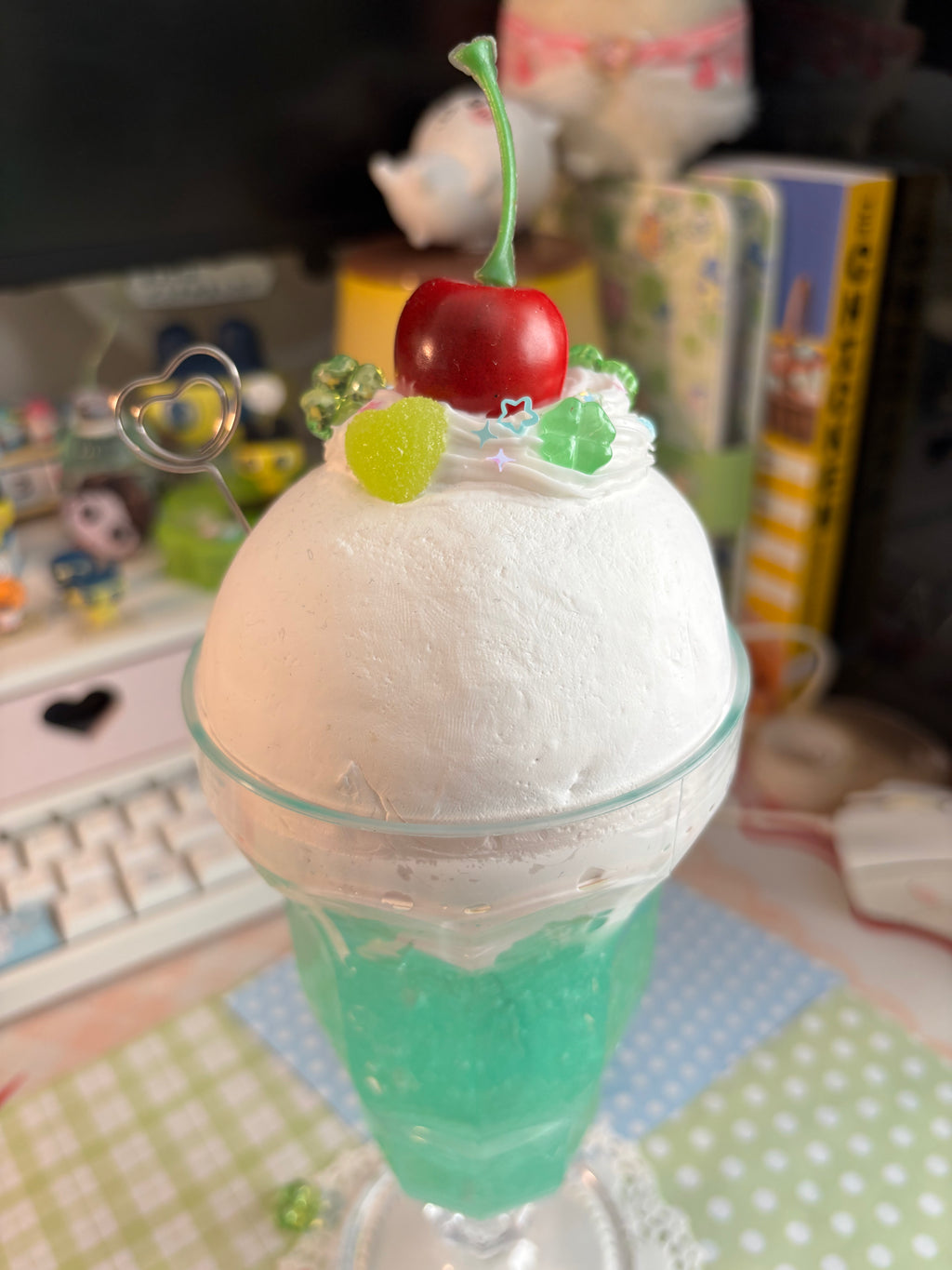 Big ice cream soda 🍒