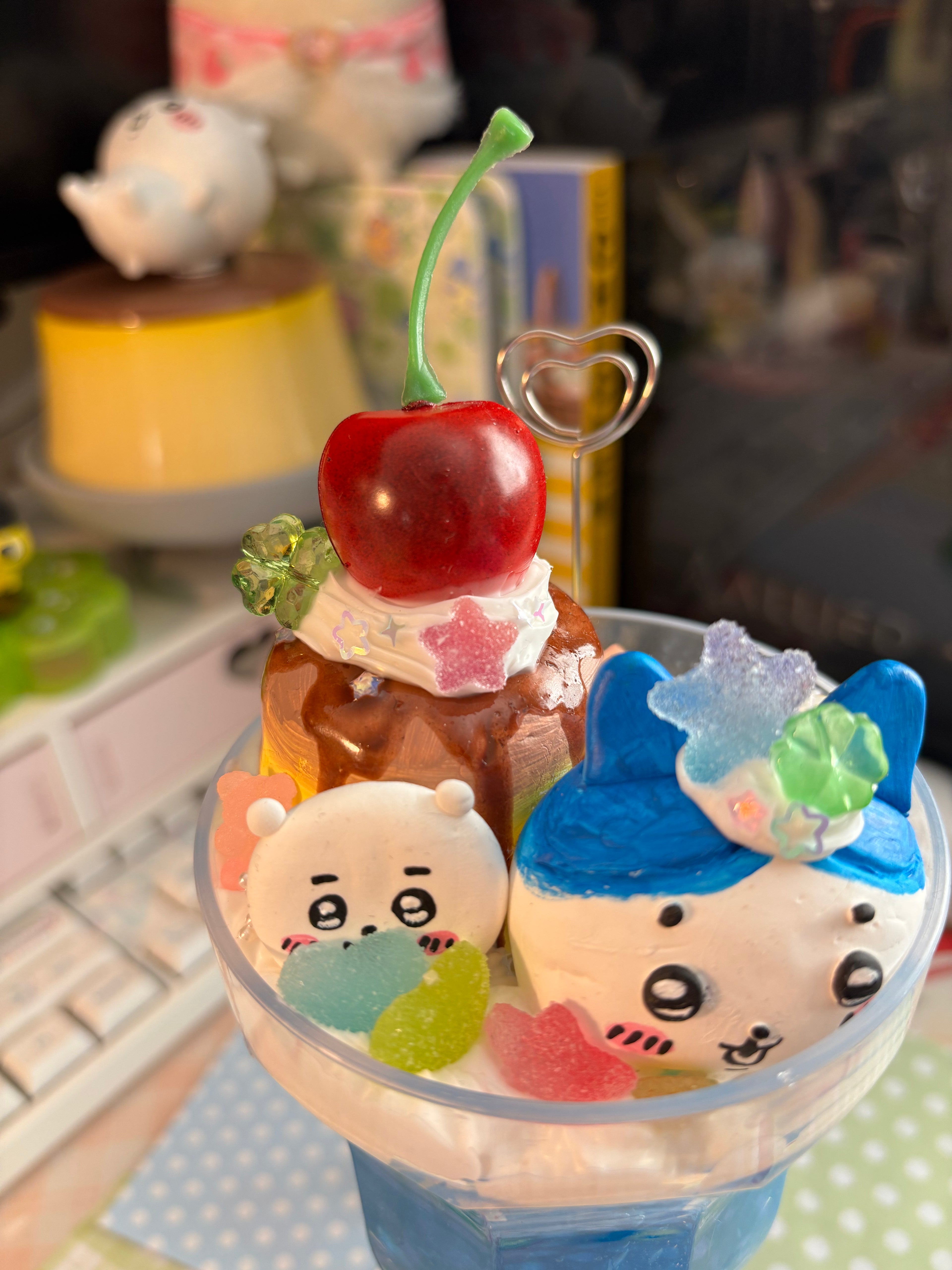 Chiikawa & Hachiware cream soda 🍒