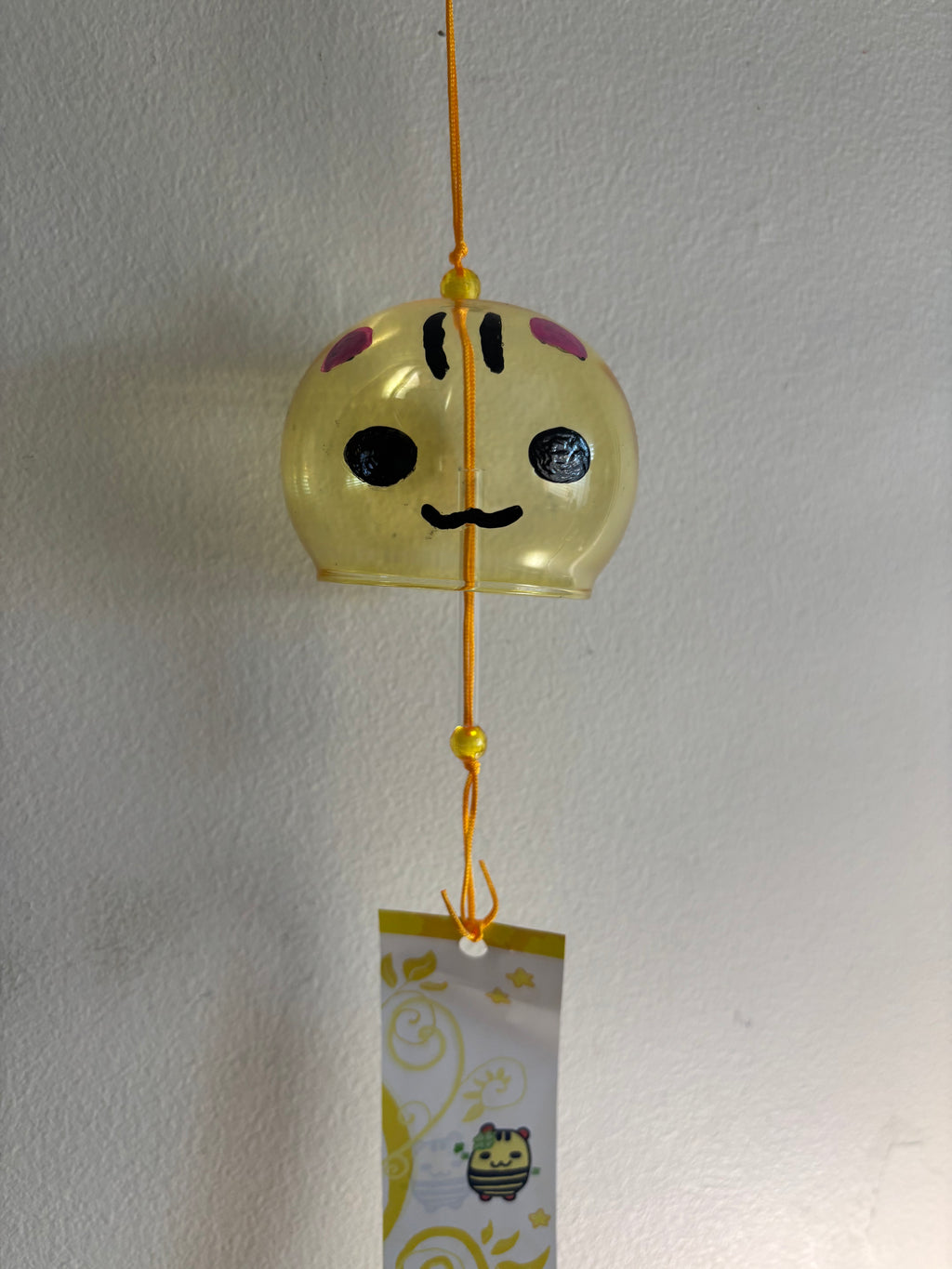 Hand-painted windchime - Shima shima (yellow) 🐝