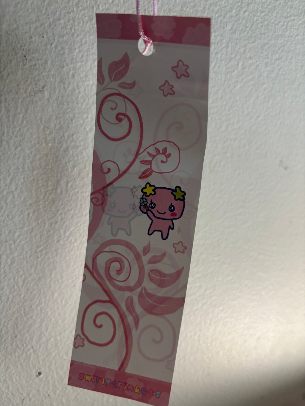 Hand-painted windchime - flower friend (pink) 🌸
